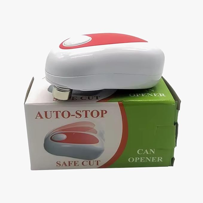 Generic KitchenHelper Portable Compact Electric Cordless Can Opener, and bonus bottle opener, Cranberry