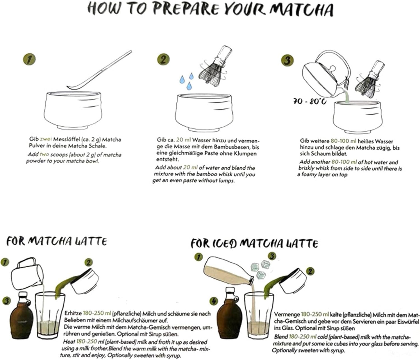 Matcha Whisk Set White, Ceramic Matcha Bowl Set with Bamboo Whisk, Holder, Scoop, Rest, Sifter and Towel โ Complete 7 PCS Japanese Matcha Kit, Authentic Traditional Matcha Preparation Set