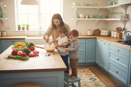 Cooking with Kids: Creating Safe and Fun Family Memories in the Kitchen