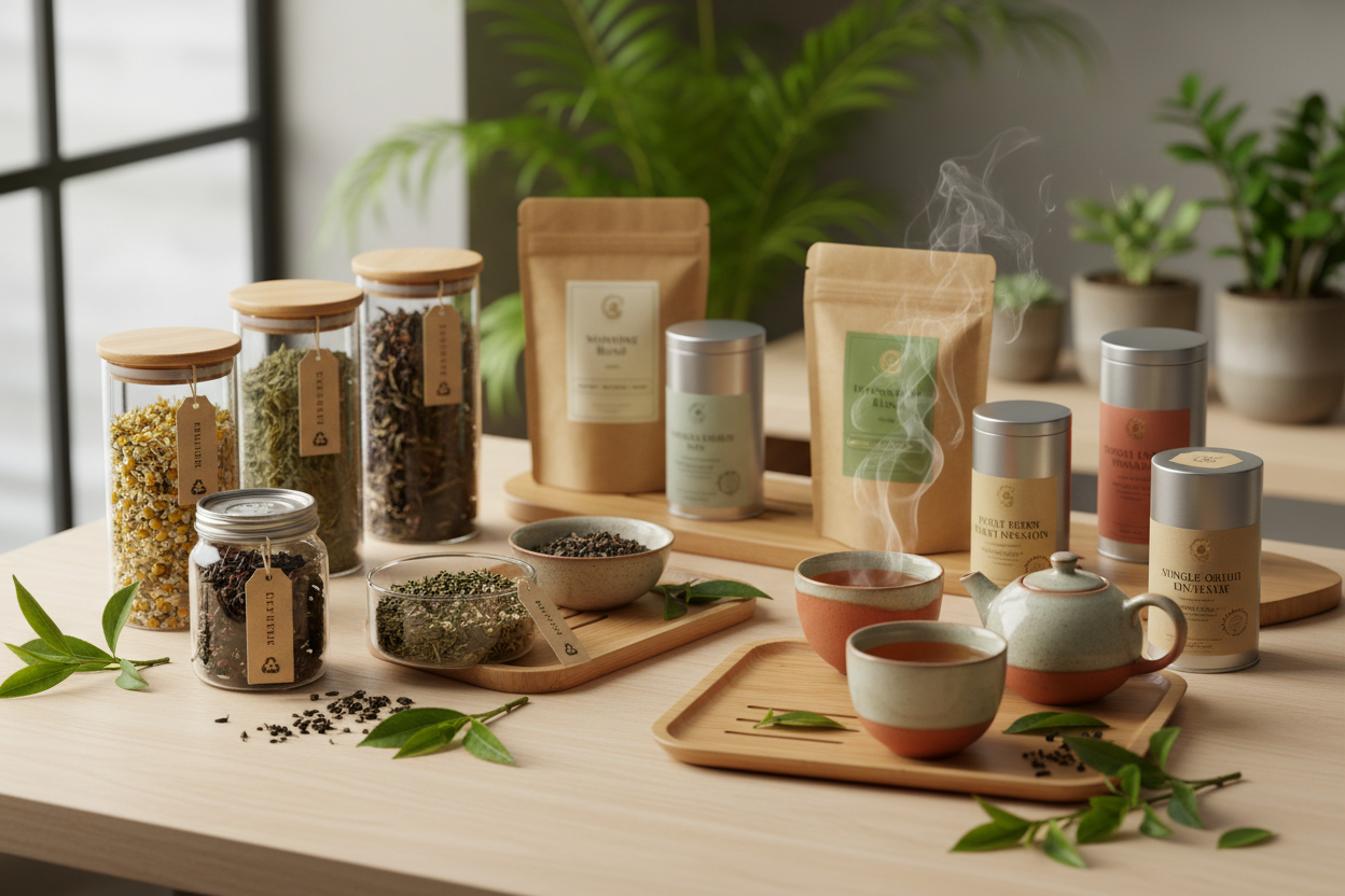 Tea collection for a curated range of premium blends