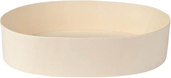 Restaurantware Taipei 38 Ounce Food Containers 100 Oval Wooden Bento Boxes - Lids Sold Separately Grease Impermeable Poplar To Go Boxes Disposable Serve Noodles Dumplings And More