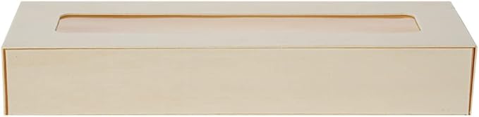 Restaurantware Taipei 9 Ounce Food Containers 100 Rectangle Wooden Bento Boxes - With Window Lids Grease Impermeable Poplar To Go Boxes Disposable Serve Sushi Dumplings And More