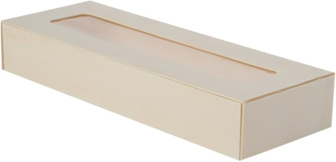 Restaurantware Taipei 9 Ounce Food Containers 100 Rectangle Wooden Bento Boxes - With Window Lids Grease Impermeable Poplar To Go Boxes Disposable Serve Sushi Dumplings And More