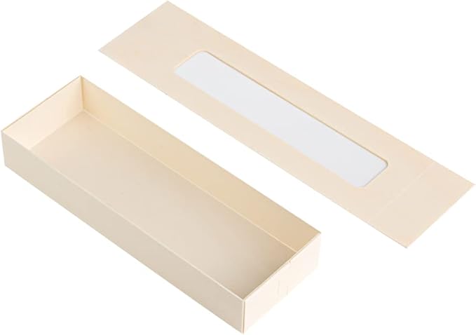 Restaurantware Taipei 9 Ounce Food Containers 100 Rectangle Wooden Bento Boxes - With Window Lids Grease Impermeable Poplar To Go Boxes Disposable Serve Sushi Dumplings And More