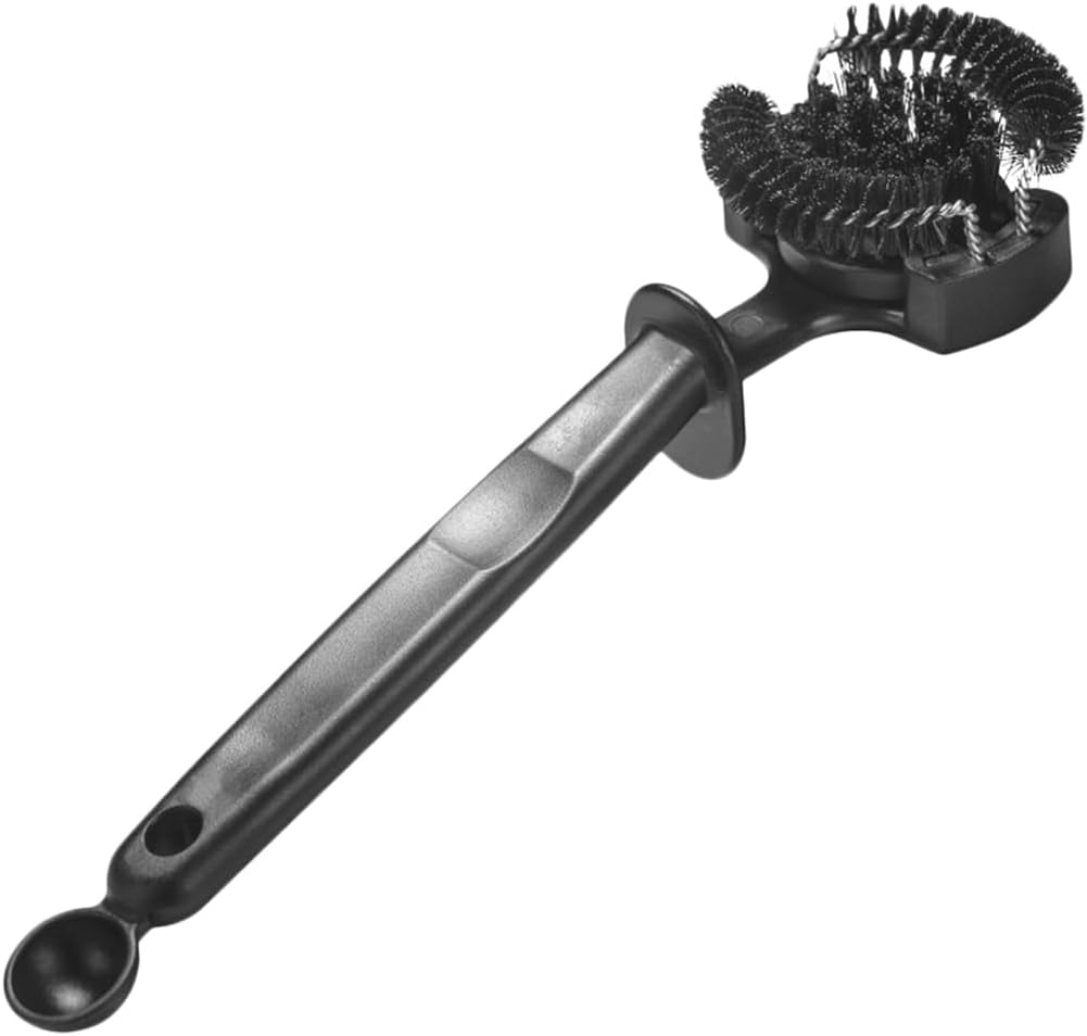 Coffee Machine Cleaning Brush - Espresso Machine Brush with Detachable Nylon Bristles Perfect for Group Head Cleaning