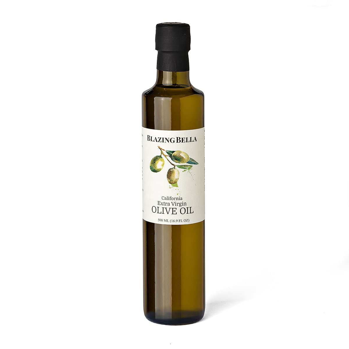 Blazing Bella Cold Pressed Extra Virgin Olive Oil - 16.9 Fl Oz (Pack of 1)