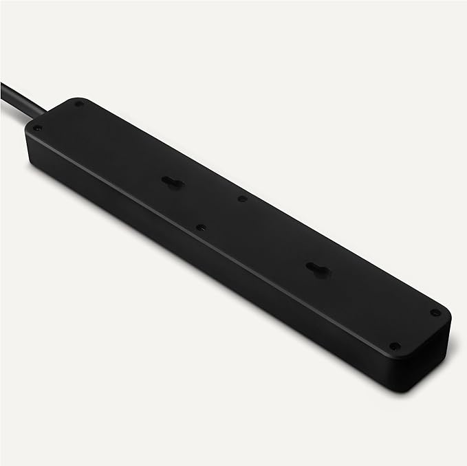 Amazon Basics Surge Protector Power Strip, 6-Outlet, 790 Joules, 6ft Extension Cord, Black