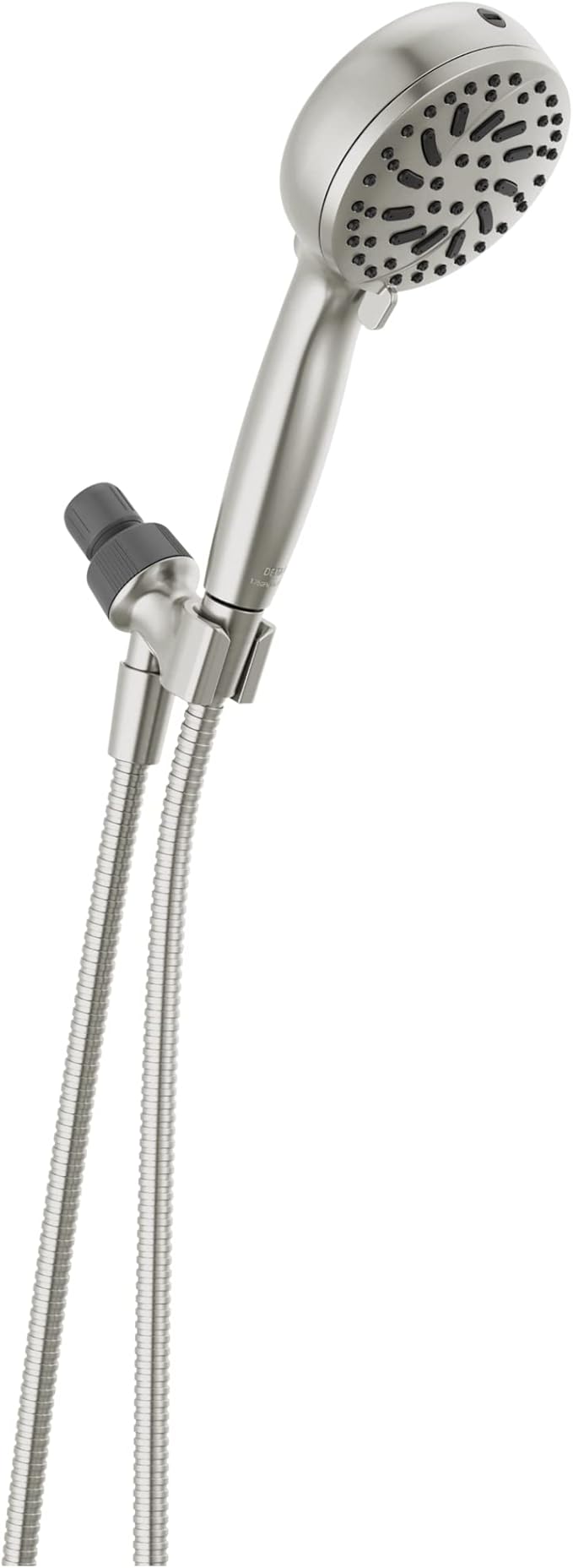 Delta Faucet ProClean Brushed Nickel Shower Head with Handheld, Showerhead with High Pressure Spray, Handheld Shower Head, 6 Spray Settings, SpotShield Brushed Nickel 75740SN