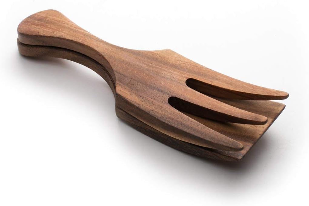 Ironwood Gourmet Farmhouse Utensil Set, 1.75 x 2.75 x 10 inches, Large Tulip Salad Bowl