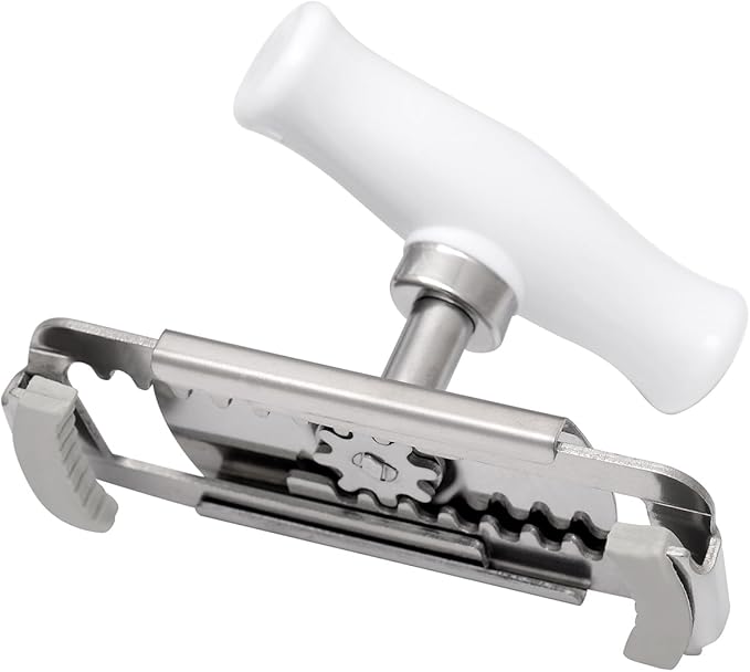 Kichwit Jar Opener for Weak Hands, Jar Bottle Opener for Seniors with Arthritis, Bottle Opener Keychain Included