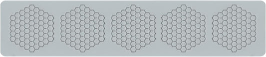 Honeycomb Bee Silicone Molds, Bee Lace Fondant Molds and Embossing Lace Fondant Mold for Cupcake Cake Decorating Sugar Chocolate Candy Baking Mold