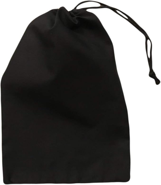 Reusable Produce Eco friendly Cotton Single Drawstring Muslin Bags premium quality BLACK COLOR- 100 count pack (8 x 10)