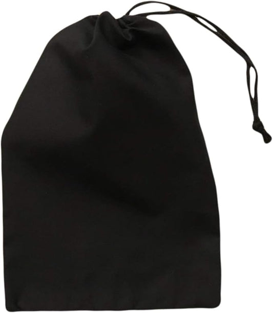 Reusable Produce Eco friendly Cotton Single Drawstring Muslin Bags premium quality BLACK COLOR- 100 count pack (8 x 10)