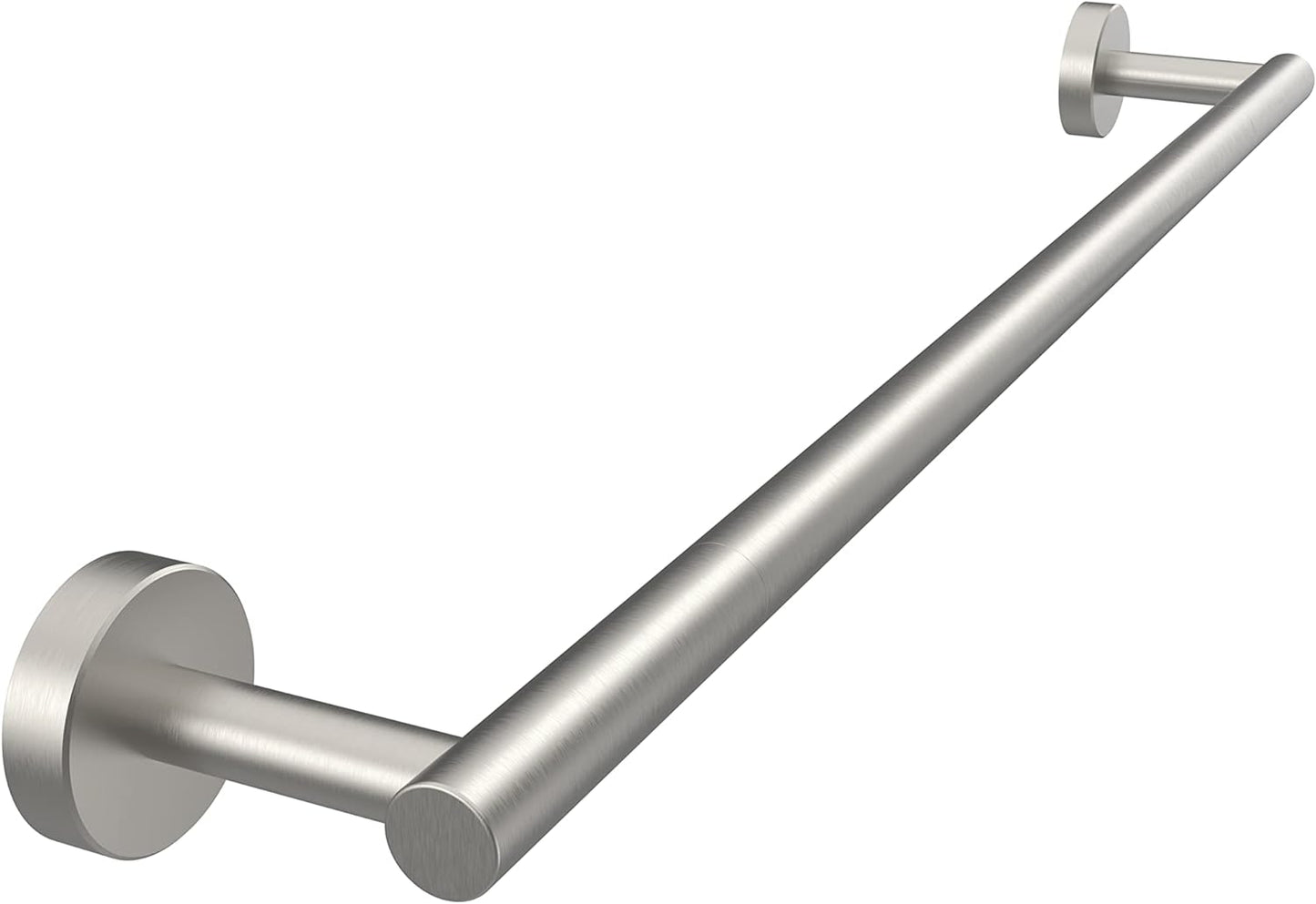 24 Inch Brushed Towel Bar Towel Rack for Bathroom Kitchen Hand Towel Holder Dish Cloths Hanger SUS304 Stainless Steel RUSTPROOF Wall Mount (Brushed Grey)