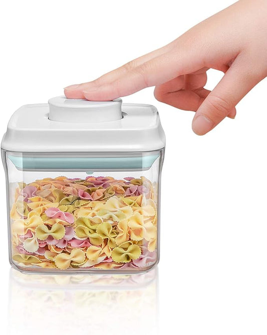 Bop Top | Airtight Meal Prep Containers with Lids | Food Storage Container Sets | Snack and Overnight Oats Fridge Organizer | Pantry and Kitchen Organization