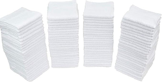 SIMPLI-MAGIC 79171 Terry Cleaning Cloths, 12"x12", White, 500 Pack