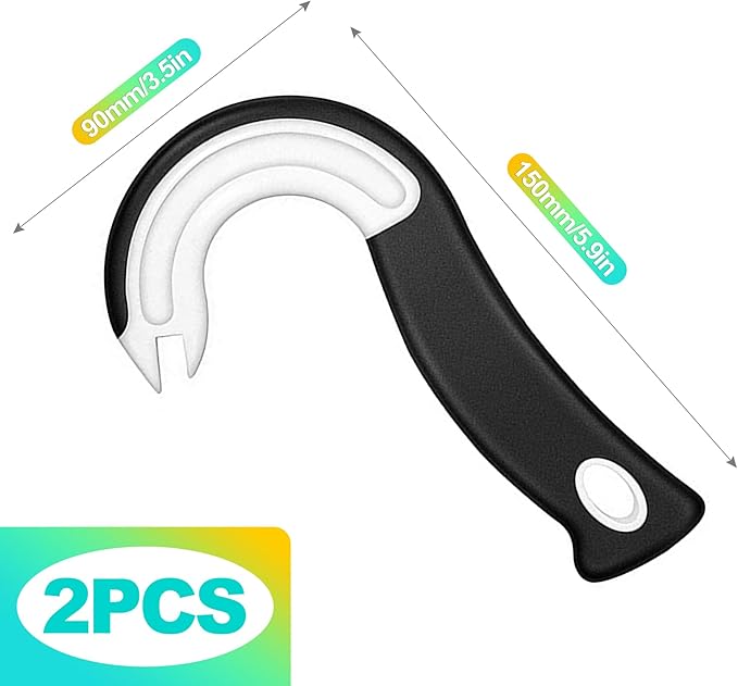2 Pack Ring Pull Can Opener & Pull Tab Tool, Kitchen Gadget & Arthritis Aid for Weak Hands & Seniors, Easy Opener for Soda, Soup, Pet Food Cans, Protects Fingernails