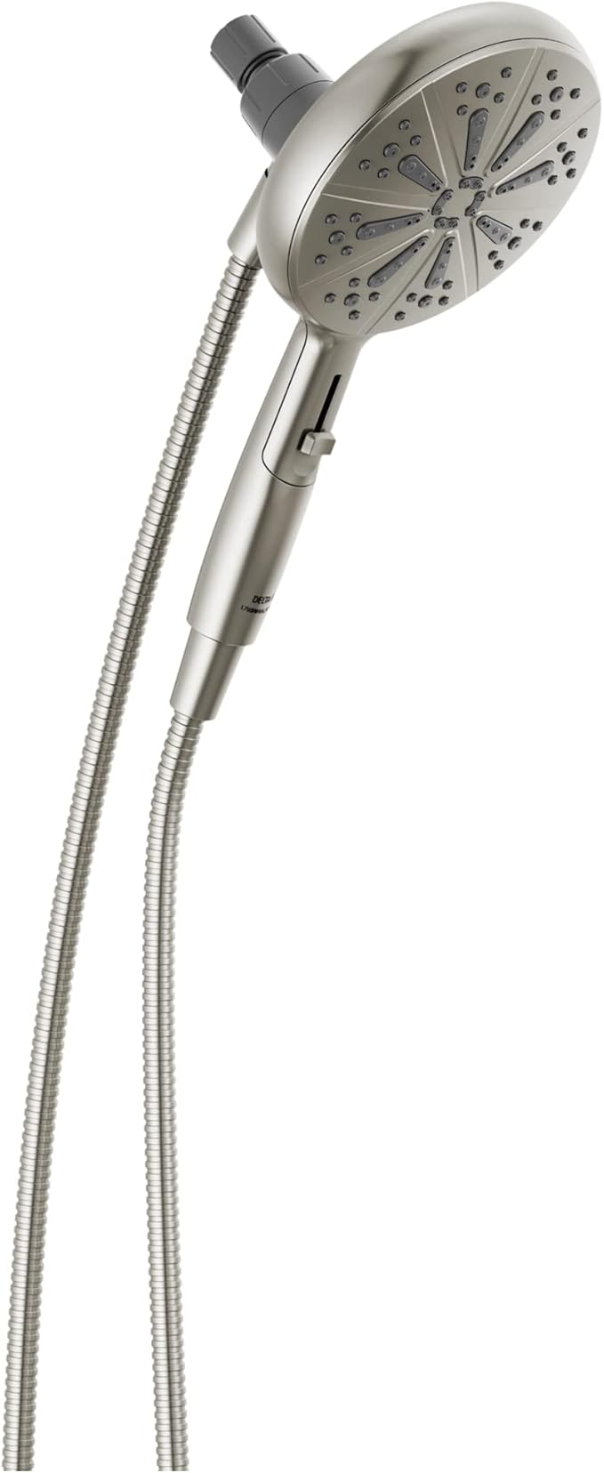 Delta Faucet 6-Spray SureDock Magnetic Shower Head with Handheld Spray, Brushed Nickel Shower Head with Hose, Showerheads & Handheld Showers, Handheld Shower Heads, Hand Shower, Stainless 75613-SN
