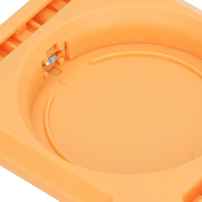 CHICIRIS Soda Can Opener, Beer Can Opener, Can Opener Manual, 2 in 1 Portable Lift, Can Cut Opener, Press and Rotate Design, for Cocktail, Beer, Soda Beverages (Orange)