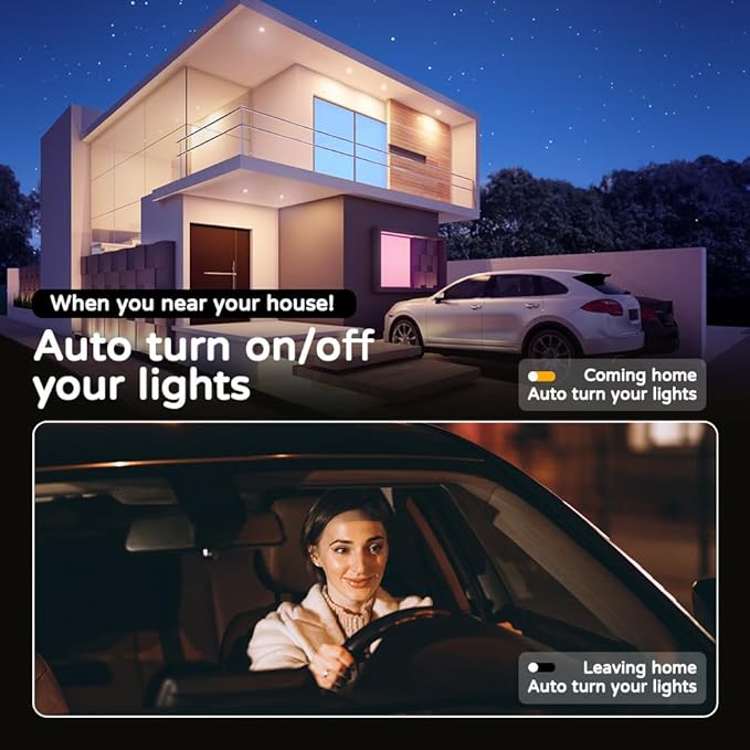 6 PCS Aluminum Puck WiFi White Color Temperature Adjustment Under Cabinet Lights Kit Work with Alexa,Google Assistant,App and RF Remote, with Timmer Dimmable Under Counter Lights for Kitchen Bedroom