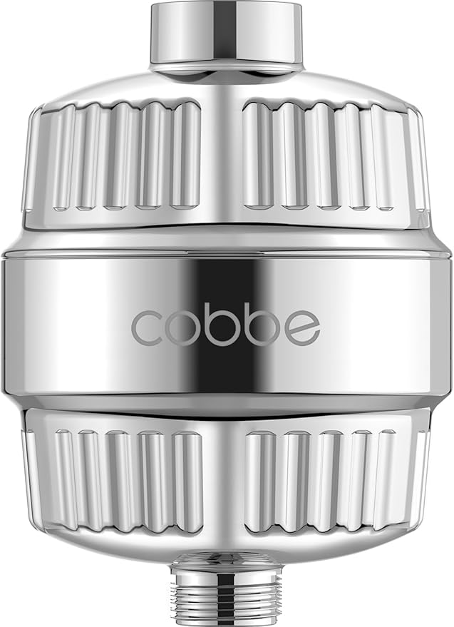 Cobbe HD HEAVY DUTY High Output Shower Filter – 99% REMOVAL Shower Head Filter for Hard Water, Heavy Metals, Chlorine and Harmful Substance, Improve your skin and hair - Chrome