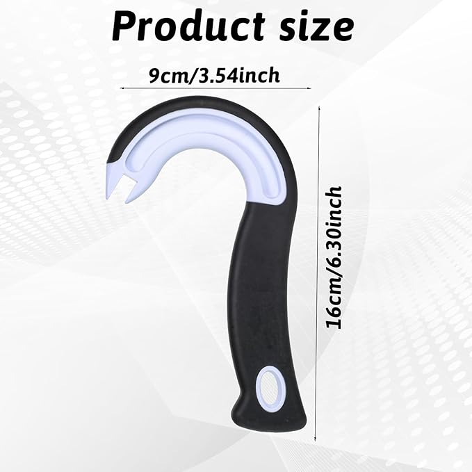 Easy Open Ring Pull Can Opener, J Hook Easy Grip Opener Non-Slip Handy Ring Pull Openers Tool for Cans Soda Beer Tin Cat Food Ideal for Seniors Children Weak Hands