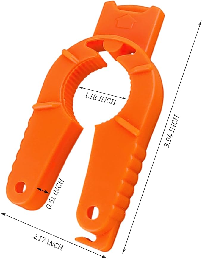 Can and Bottle Opener Multi Function, 3 Pack Plastic Bottle Opener for Arthritic Hands, Seniors and Weak Hands, Easy Grip Jar Lid Opener for Kitchen, Camping (Blue, Orange, White)