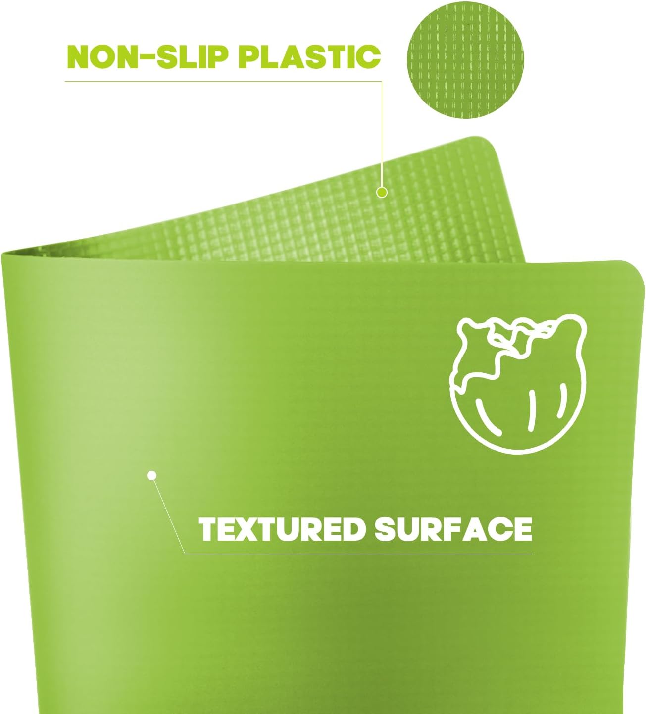 GoodLuck 7 Pieces Flexible Cutting Boards with Hanging Hole, BPA Free Plastic Cutting Boards for Kitchen, Non Slip Cutting Mat for Meat and Vegetables