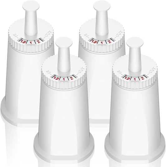 Replacement Water Filter for Breville Barista Touch Espresso Machine BES880, Barista Pro BES878, Oracle Touch BES990, Oracle BES980, Dual Boiler BES920 Bambino ClaroSwiss Sage by PETOX, 4 Pack