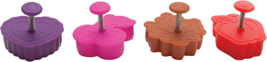 Mrs. Anderson’s Baking Pie Crust Cookie Cutters, BPA Free, Set of 4