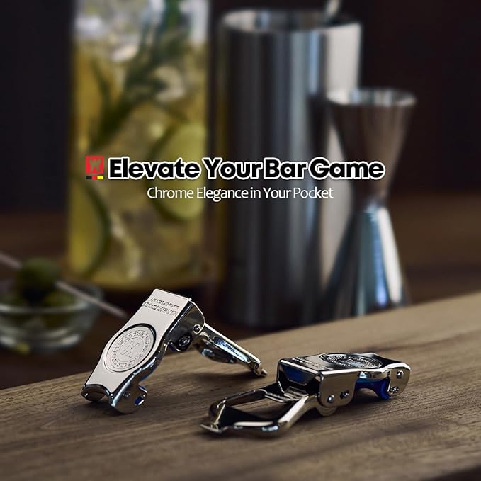 SUS304 Stainless Steel 3-in-1 Bottle Opener + Bottle Replacement Cap + Soda Can Opener, Temporary Wine Bottle Stopper, Liquor Seal Cap, Whiskey Bottle Holder