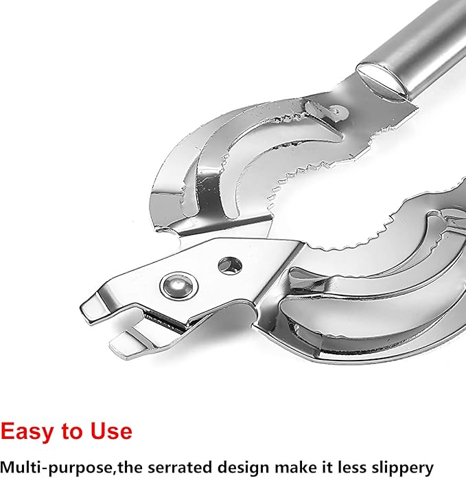 Heavy Duty Bottle and Jar Opener,GTAGGEE Stainless Steel Jar Opener for Seniors with Arthritis,Weak Hands,Multi Functional Manual Can Opener for Home, Kitchen, Restaurant