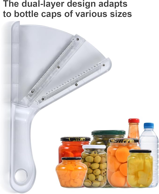 Jar Opener for Weak Hands, Multifunction Jar Opener Gripper, Bottle Openers for Seniors, Kitchen Gadgets, Non-Slip Jar Openers for Seniors, Arthritis, Lid Opener, Christmas Gifts for Elderly/Women/Men