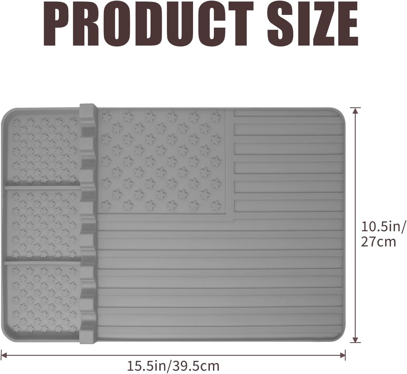 2 PCS Silicone Griddle Tools Mat for Blackstone,Grill BBQ Caddy Utensils Holder for Kitchen,Cooking & Countertop,Large Spatula Mat with Drip Pad,Griddle Accessories for Blackstone (Grey-2)