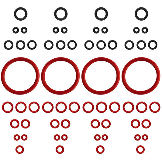 Wolfride 60 Pcs (4 Set) Seal O-Ring Kit Gasket Seal Set Saeco Philips Gaggia Coffee Machine, Professional Coffee Machine O'Rings Maintenance Kit Seal O Rings Nozzle Gasket