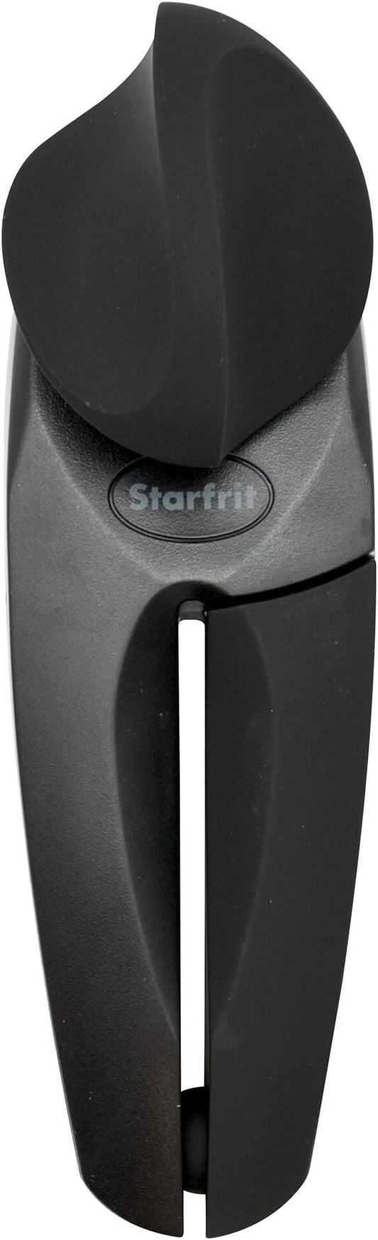 Starfrit MightiCan Can Opener - Safe - Holds Lid and Leaves No Sharp Edges on Lid - 3 year warranty - Comfort Grip - Heavy Duty Non-Slip Knob - 2025 Model