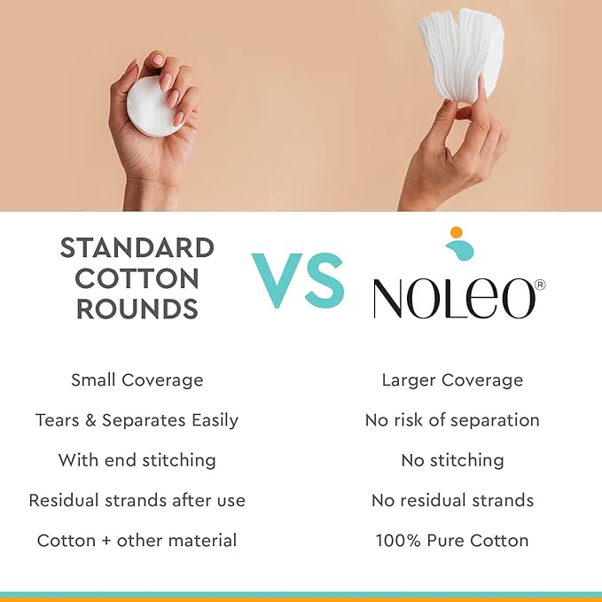 Cotton Rounds & Pads (150 Count (Pack of 1), Large & Pressed)