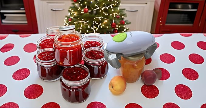 Electric Jar Opener, Jar opener, Automatic Jar Opener, Automatic Jar Opener for seniors with arthritis, fits almost all lid sizes, Not applicable to plastic jars(Only seller：Sinmajor)