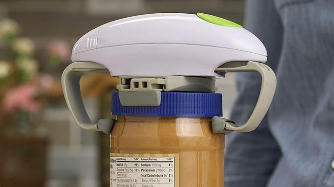 Electric Jar Opener– The Original RoboTwist One Touch Electric Handsfree Easy Jar Opener, Works for Jars - As Seen on TV