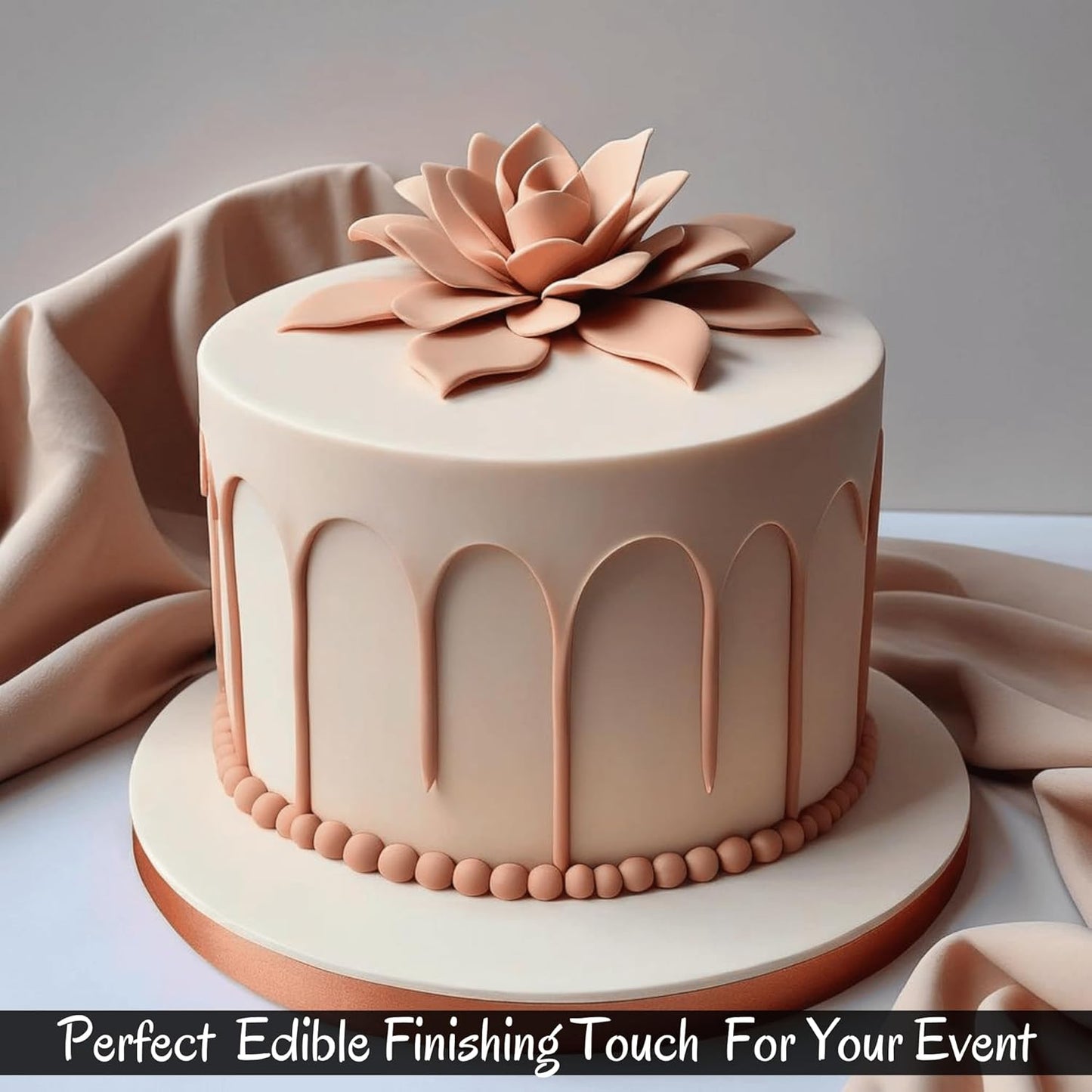 Confect Skin Fondant | Icing Fondant | Colored Fondant | Fondant Kit | Cake Fondant | Chefs Choice Edible Fondant for Cakes Decorating | Vegan, Gluten-Free, Nut-Free, Palm Oil-Free – 8.8 Oz