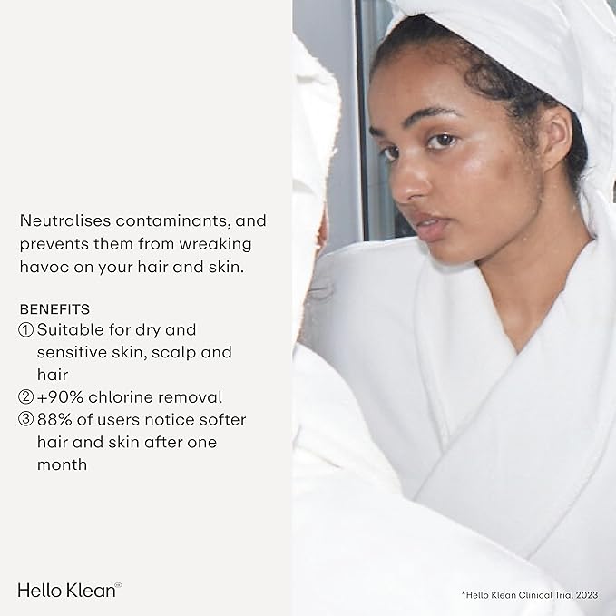 Shower Head in Black - Filters Unwanted Metals, Chlorine & Impurities Found in Water - Improves Quality of Skin & Hair - Boosts Water Pressure Up to 2 Times - Quick & Easy to Install