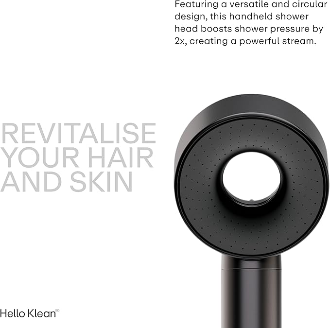 Shower Head in Chrome - Filters Unwanted Metals, Chlorine & Impurities Found in Water - Improves Quality of Skin & Hair - Boosts Water Pressure Up to 2 Times - Quick & Easy to Install