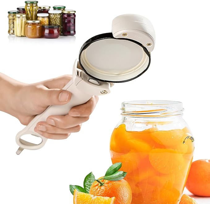 3 In 1 Multifunctional Retractable Bottle Opener, Jar Opener Stainless Steel Adjustable Screwer for Weak Hands, Senior Arthritis