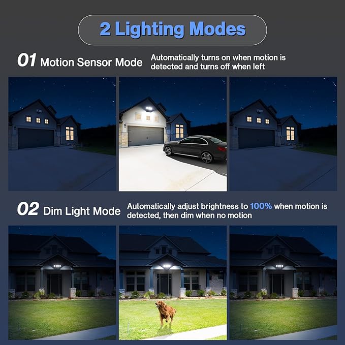 Olafus 65W Smart LED Flood Light Outdoor with Motion Sensor, 6500LM, 2700K-6500K WiFi Security Light Work with Alexa/Google, Motion Detector Lights with APP Control, IP65 Floodlight Outside (Black)