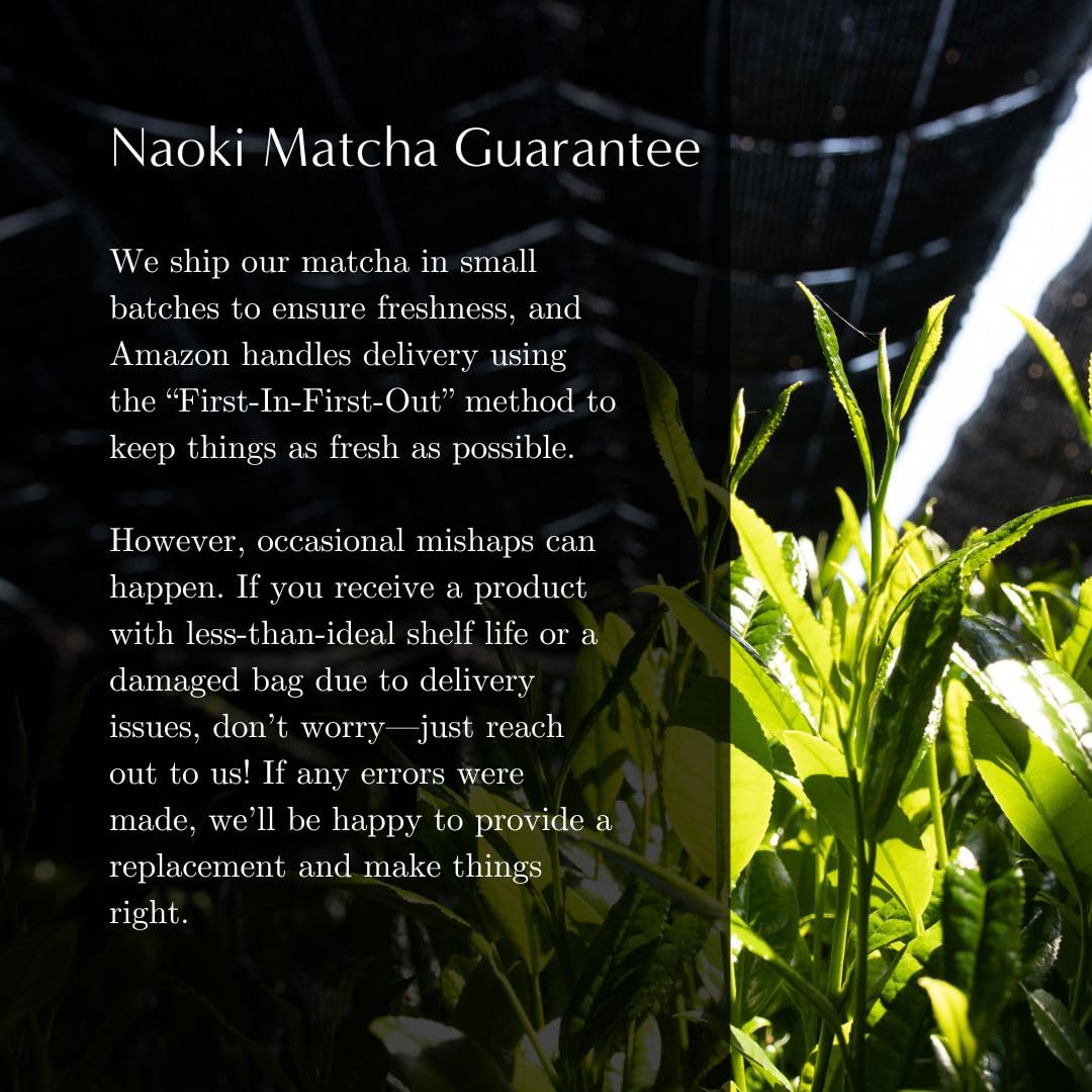 Naoki Matcha Fragrant Yame Blend – Authentic Japanese First Harvest Ceremonial Grade Matcha Green Tea Powder from Yame, Fukuoka (40g / 1.4oz)