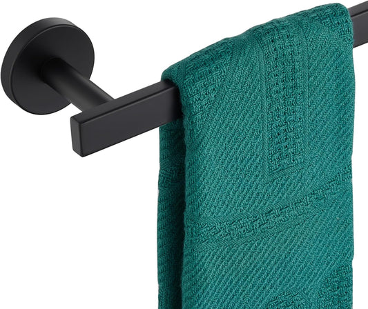 32 Inch Bathroom Towel Bar Bath Towel Rack Kitchen Towel Holder Long Towel Rails Wall Mounted SUS304 Stainless Steel Matte Black AN4001MB-L32