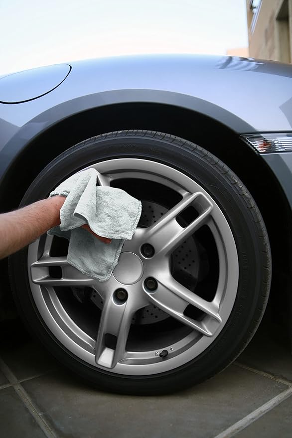 Avalon Towels Cotton Shop Rags – (Pack of 150) Size 12x14 Inches Cleaning Rags – Absorbent Shop Towels and Multipurpose Cleaning Towels for Automobiles, Industries, Garage and Homes