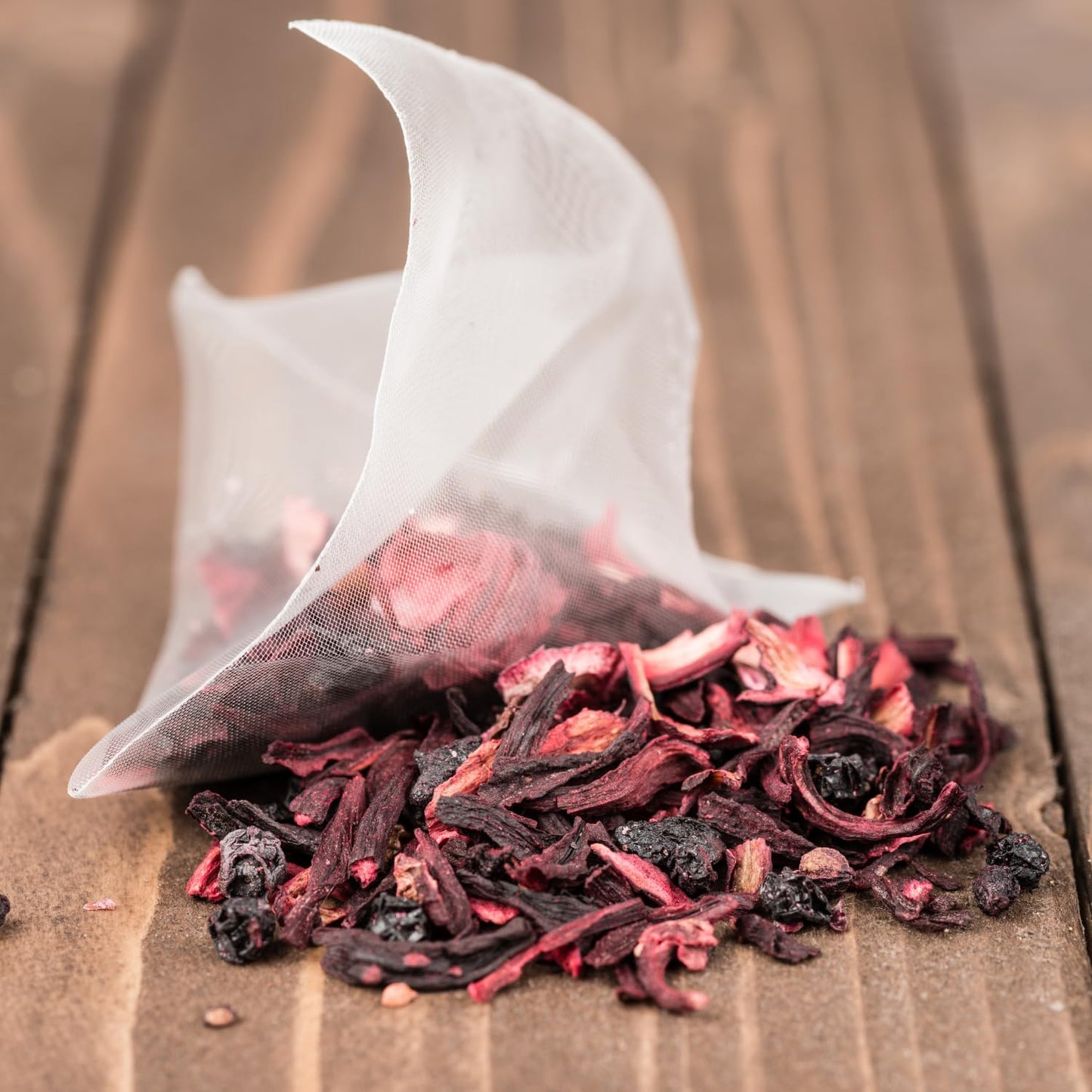 Lynginya Hibiscus Tea, 20 Tea Bags - Premium Hibiscus Leaves - Natural Herbal Tea - Sweet and Sour - No Sugar & No Caffeine