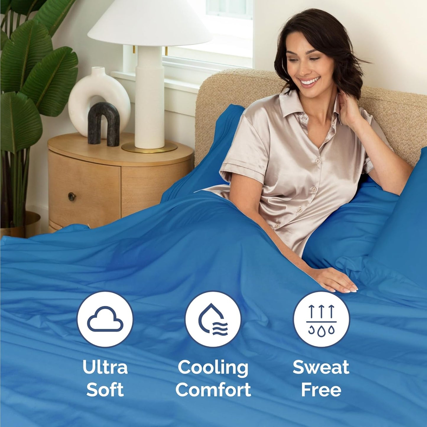 Twin Size 3 Piece Sheet Set - Comfy Breathable & Cooling Bed Sheets Set - Hotel Luxury Bedding for Women, Men, Kids, Teens, Boys & Girls - Deep Pockets, Soft and Wrinkle Free - Oeko-Tex - Royal Blue