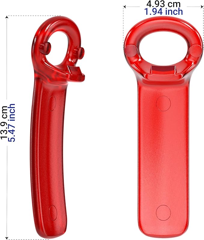 2 Pcs Readaeer Jar Opener for Weak Hand & Seniors with Arthritis (Red)